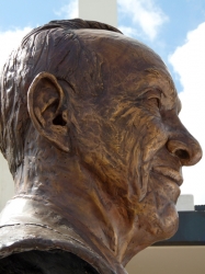 Portrait bust of the late Mr Philip Garlick