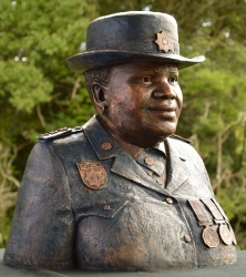 Portrait bust of the late Ms. Motsebe Francinah Tankie