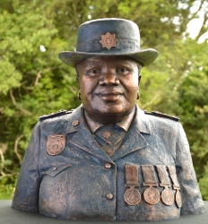 Portrait bust of the late Ms. Motsebe Francinah Tankie