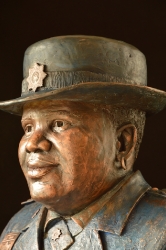 Portrait bust of the late Ms. Motsebe Francinah Tankie