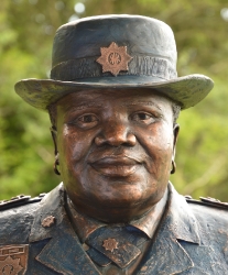 Portrait bust of the late Ms. Motsebe Francinah Tankie