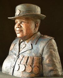 Portrait bust of the late Ms. Motsebe Francinah Tankie