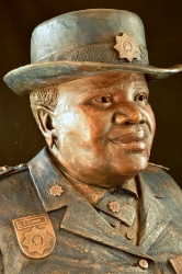 Portrait bust of the late Ms. Motsebe Francinah Tankie