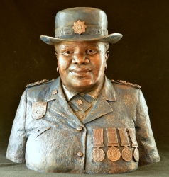 Portrait bust of the late Ms. Motsebe Francinah Tankie