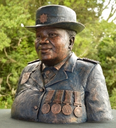 Portrait bust of the late Ms. Motsebe Francinah Tankie