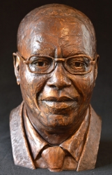 Portrait bust of Florentin Mangenda Mukoko