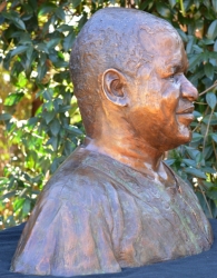 Portrait Bust of the late Prince Mphathi L Sithole