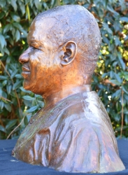 Portrait Bust of the late Prince Mphathi L Sithole