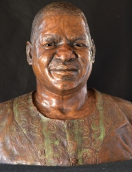 Portrait Bust of the late Prince Mphathi L Sithole