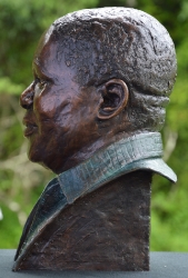 Portrait bust of the late Vusimuzi Theophilus Dube