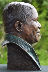 Portrait bust of the late Vusimuzi Theophilus Dube