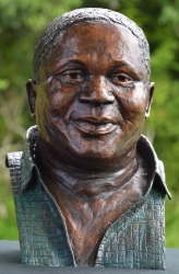 Portrait bust of the late Vusimuzi Theophilus Dube