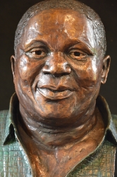 Portrait bust of the late Vusimuzi Theophilus Dube