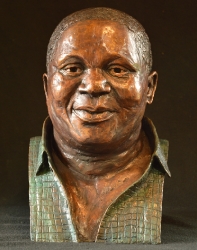 Portrait bust of the late Vusimuzi Theophilus Dube