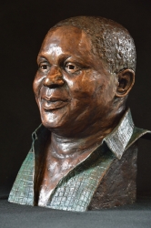 Portrait bust of the late Vusimuzi Theophilus Dube