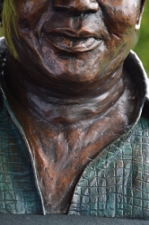 Portrait bust of the late Vusimuzi Theophilus Dube