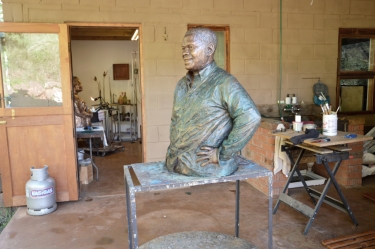 Portrait Busts of Mr and Mrs Shongwe