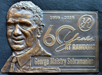 George - 60 years at Rawdons - Relief