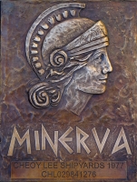 Minerva relief plaque
