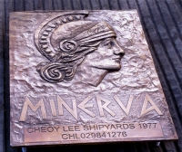 Minerva relief plaque