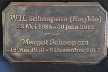 Scheepers Plaque