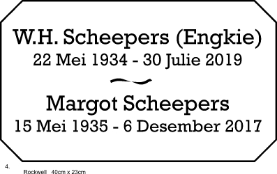 Scheepers Plaque