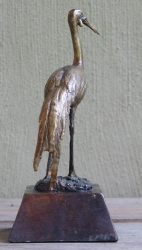Wattled Crane Small Trophy