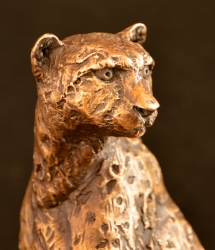 Cheetah Sitting  - Maquette