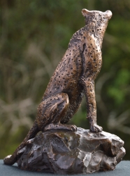 Cheetah Sitting  - Maquette