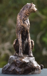 Cheetah Sitting  - Maquette