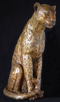 Egyptian-styled leopard