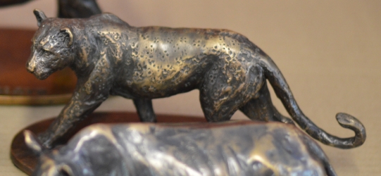 Leopard - Small bronze collectibles