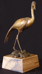 Wattled Crane maquette