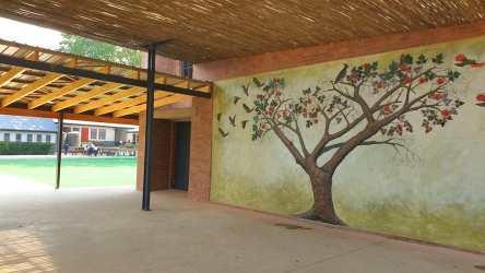 Thembelihle Primary School Relief Tree Mural