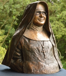 Portrait bust of Mother Aemiliana Ambruster CPS