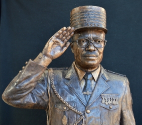Portrait bust of the Late Général Honoré Olery - Gabon