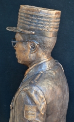 Portrait bust of the Late Général Honoré Olery - Gabon