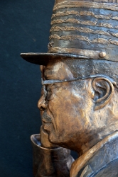 Portrait bust of the Late Général Honoré Olery - Gabon
