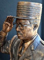 Portrait bust of the Late Général Honoré Olery - Gabon