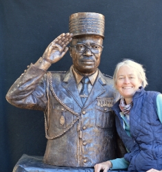 Portrait bust of the Late Général Honoré Olery - Gabon