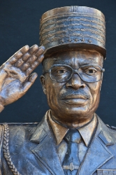 Portrait bust of the Late Général Honoré Olery - Gabon