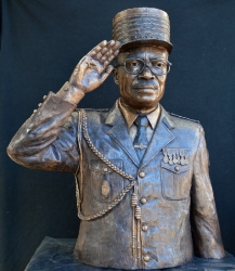 Portrait bust of the Late Général Honoré Olery - Gabon