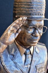 Portrait bust of the Late Général Honoré Olery - Gabon
