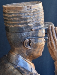 Portrait bust of the Late Général Honoré Olery - Gabon