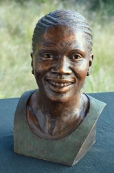Portrait Bust of the late Lesego Victoria Montoedi