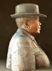 Portrait bust of the late Ms. Motsebe Francinah Tankie