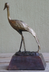 Wattled Crane Small Trophy