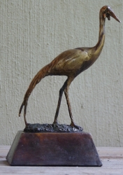 Wattled Crane small trophy 